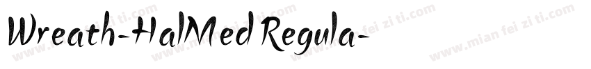 Wreath-HalMed Regula字体转换